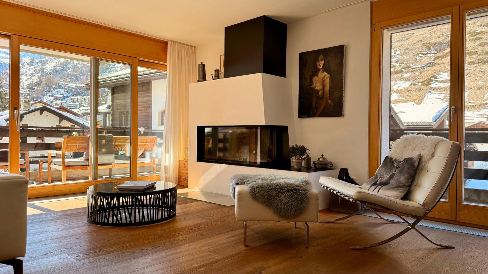 Stylish Home With Matterhorn View In The Center Zermatt Kültér fotó
